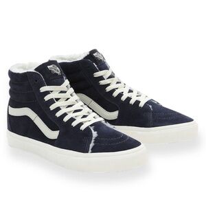 VANS | Sk8-Hi Suede Cozy Hug Sherpa Lined High Top Shoes in Parisian Night